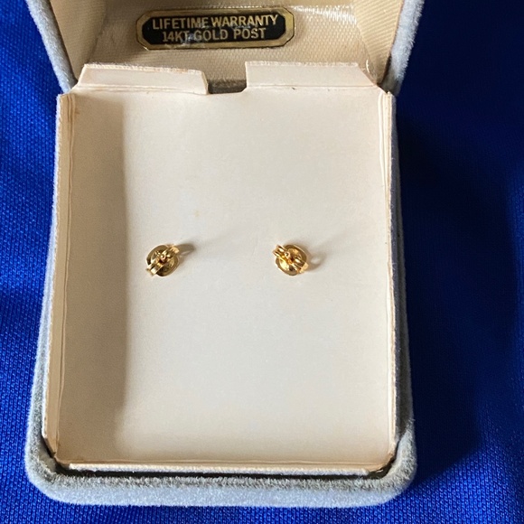 Tru-Kay I September Birthstone Earrings I 14KT GF - Picture 4 of 13